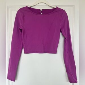 Lululemon Women's Long Sleeve Crop Top